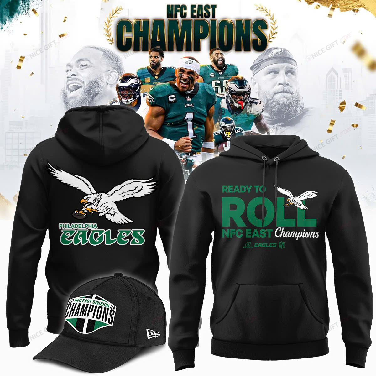 Philadelphia Eagles Hoodie 3D 3HO-C7W6