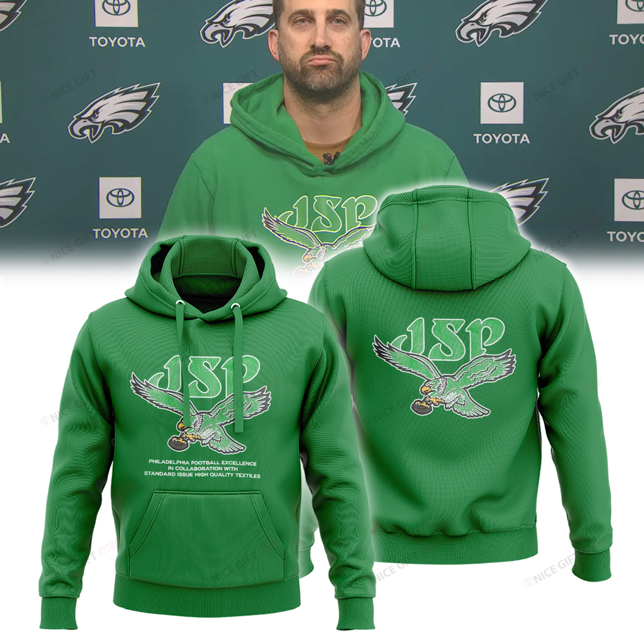 Philadelphia Eagles Hoodie 3D 3HO-D2M1