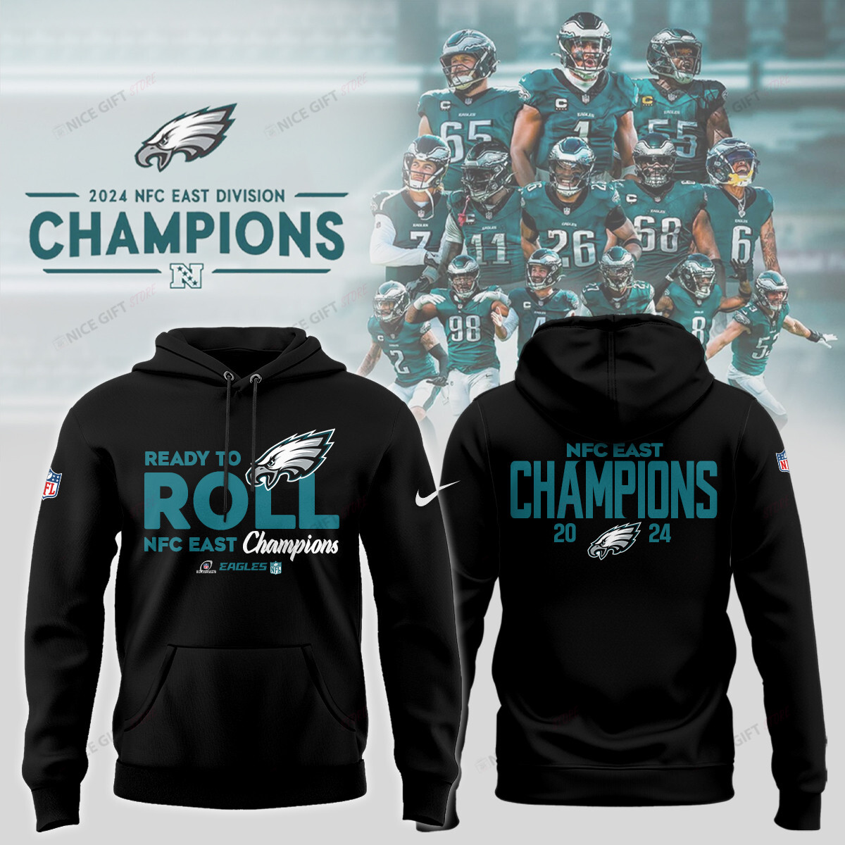 Philadelphia Eagles Hoodie 3D 3HO-G8N2