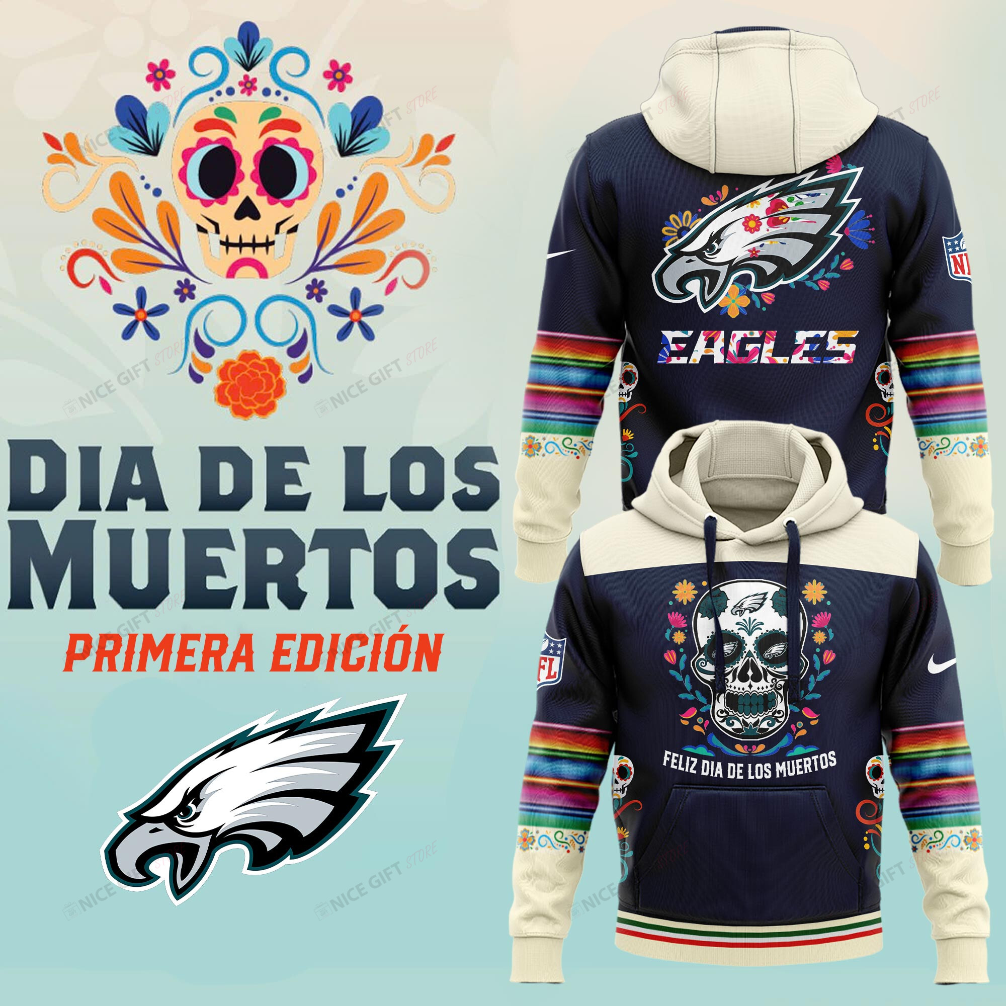 Philadelphia Eagles Hoodie 3D 3HO-J9A2