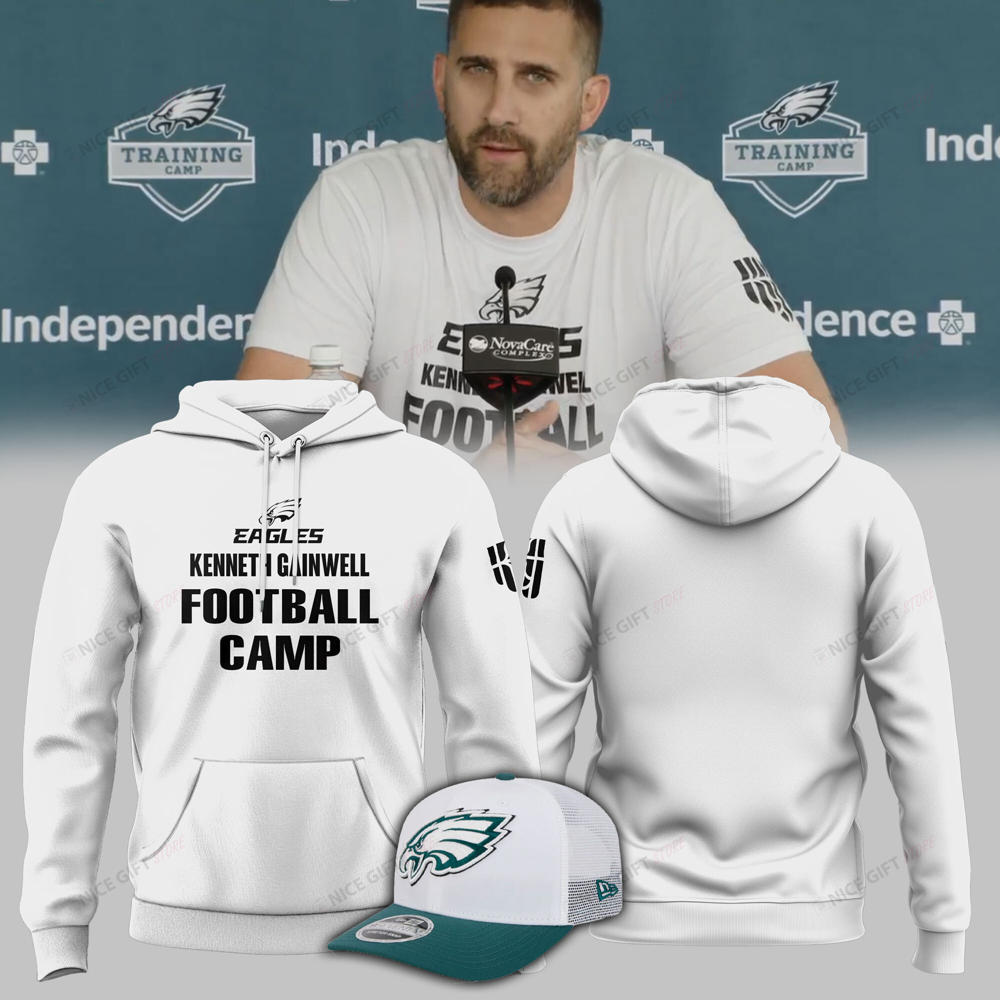 Philadelphia Eagles Hoodie 3D 3HO-Q4C2