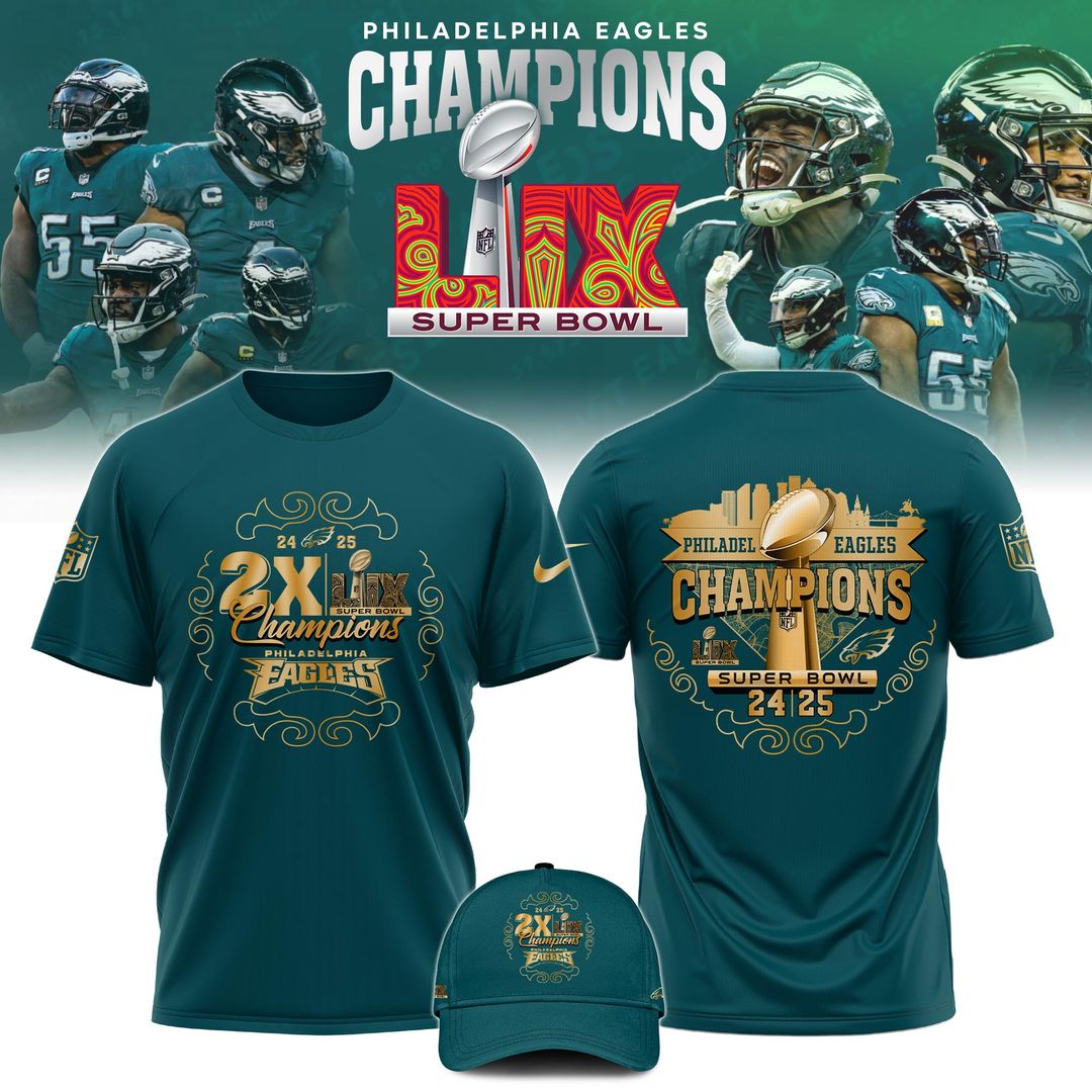 Philadelphia Eagles Super Bowl LIX Champions Shoes