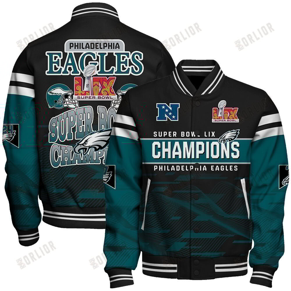Philadelphia Eagles Super Bowl LIX Champions TShirt V6