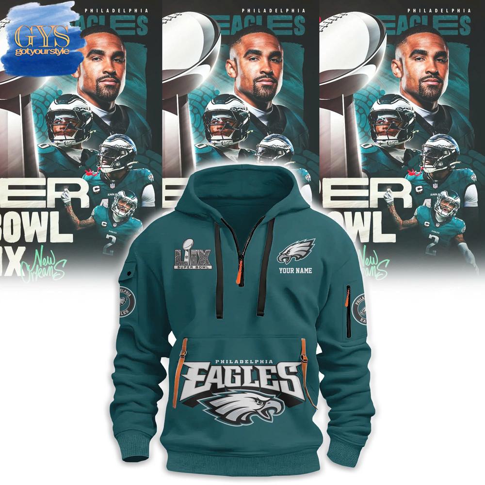 Philadelphia Eagles Super Bowl LIX Special White Baseball Jacket