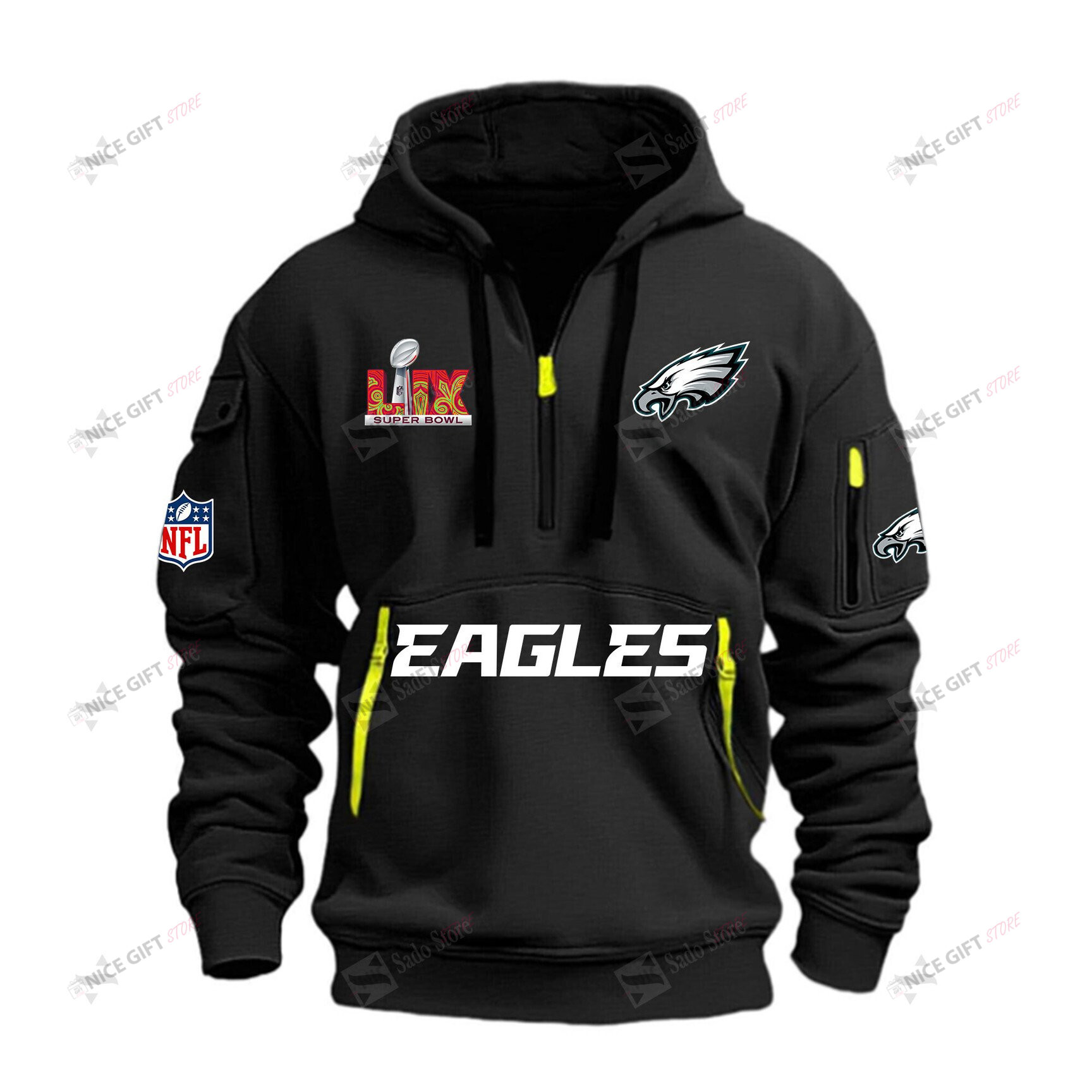 Philadelphia Eagles Super Bowl LIX Opening Night Special Hoodie