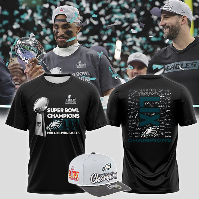 Philadelphia Eagles Super Bowl LIX T-Shirt