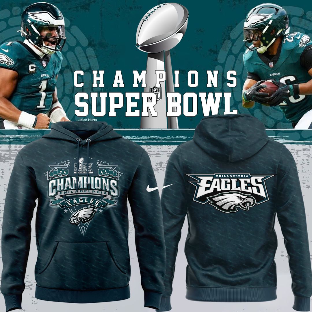 Philadelphia Eagles Super Bowl Zip Hoodie