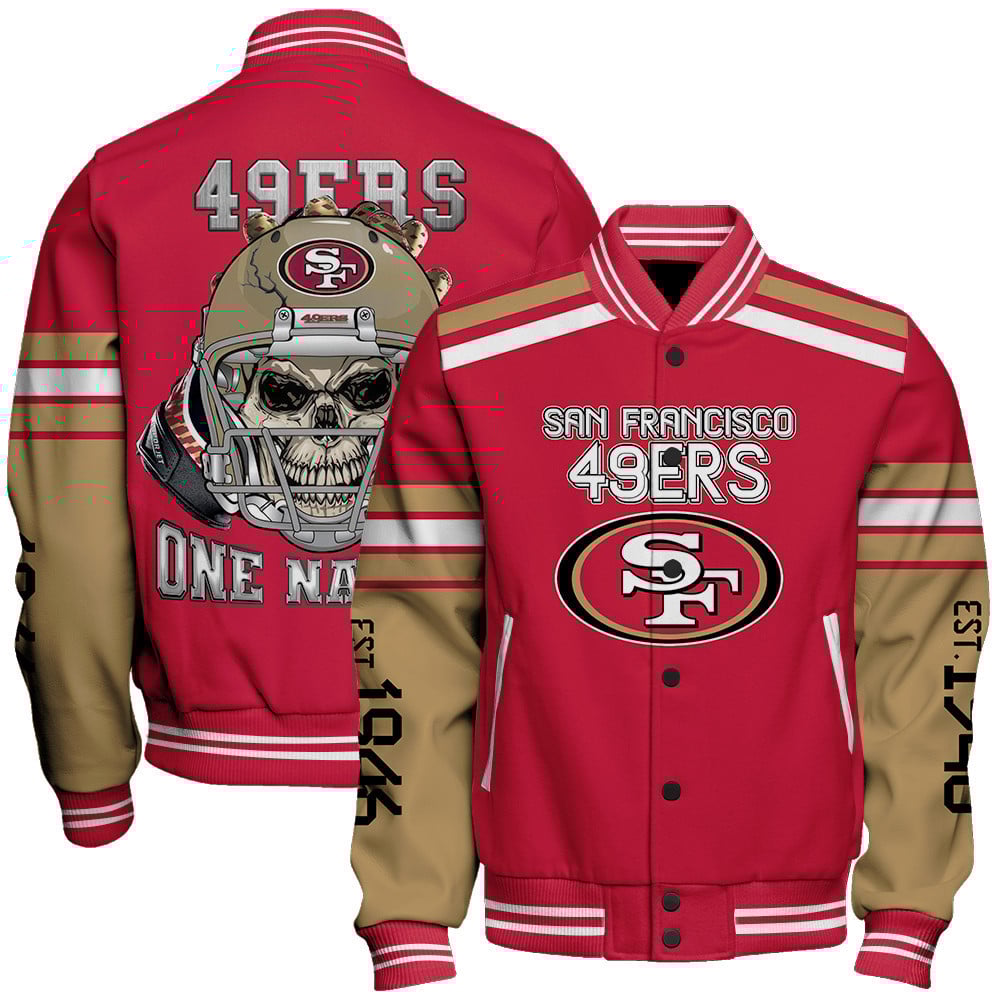 San Francisco 49ers Six Times Champions Unisex Varsity Jacket SFAT V22