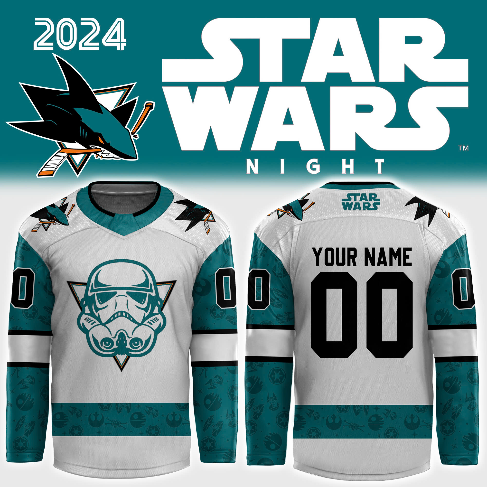 San Jose Sharks x Star Wars Night cap