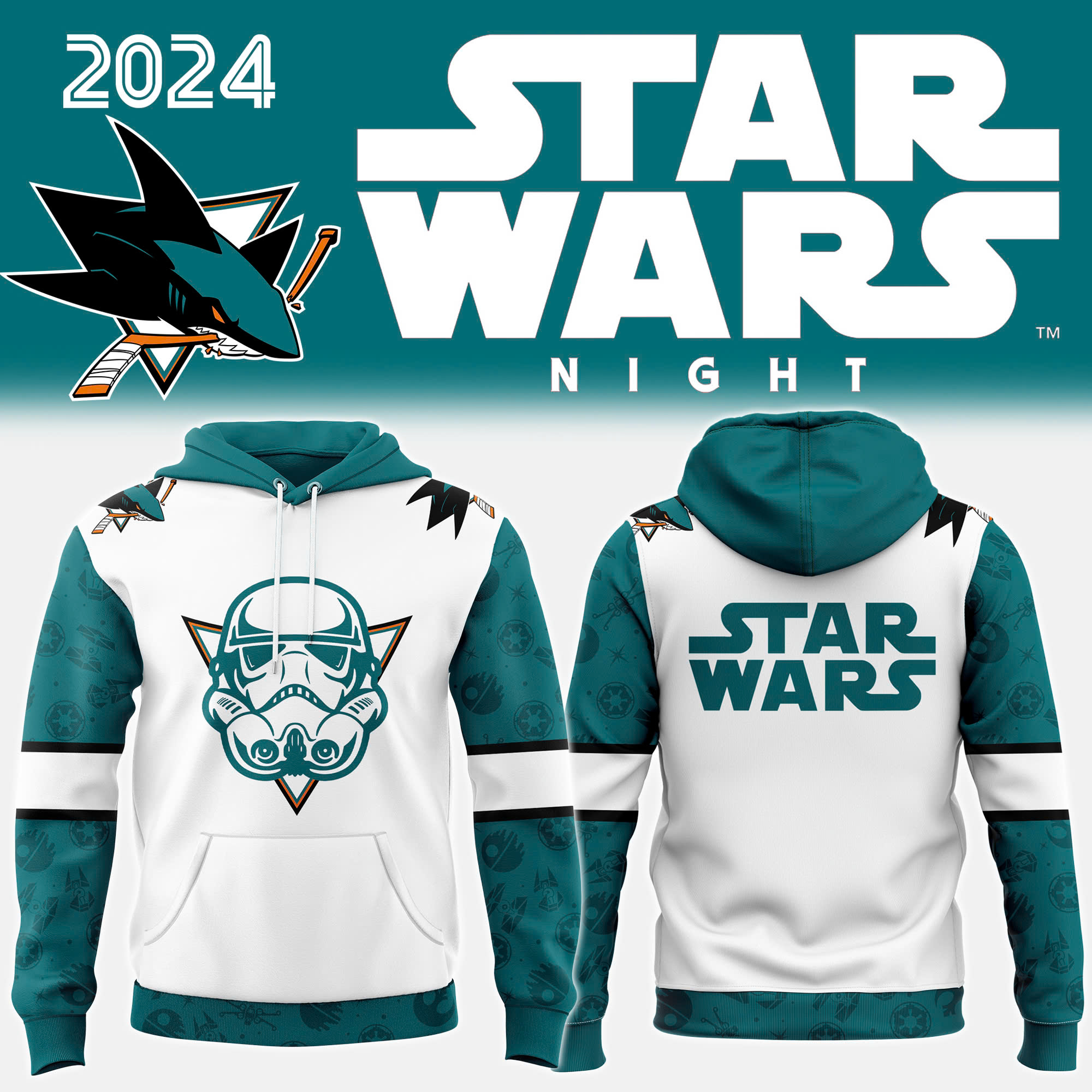 San Jose Sharks x Star Wars Night Custom jersey