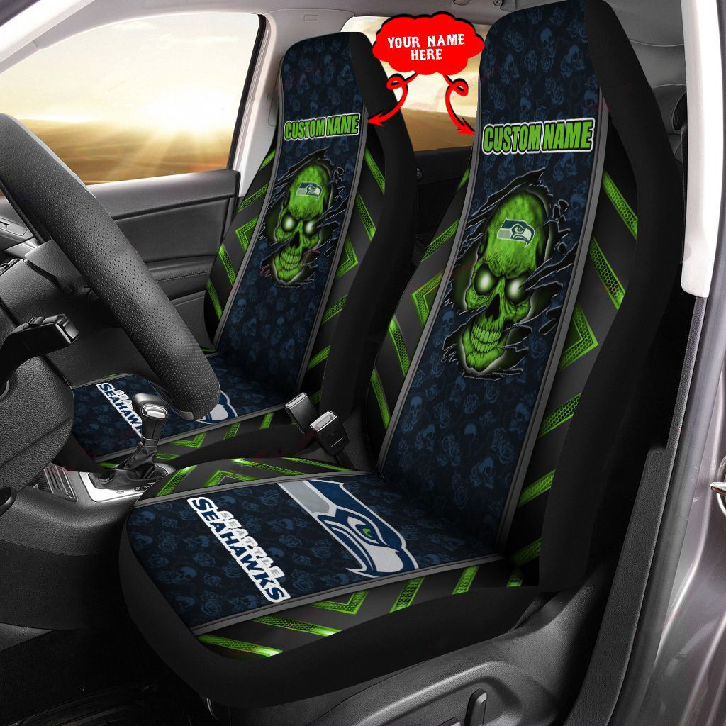 Seattle Seahawks Personalized Car Seat Covers BG263