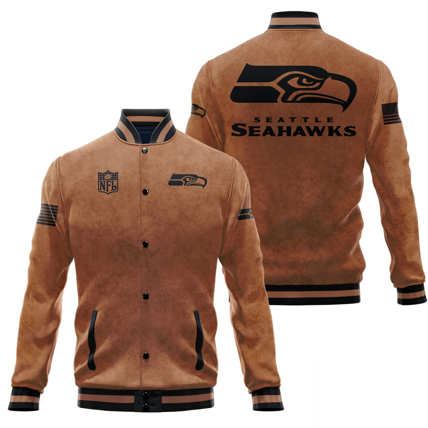 Seattle Seahawks Proud Of Every Championship Win Unisex Varsity Jacket