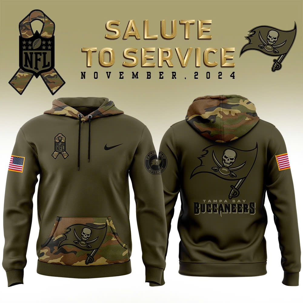 Tampa Bay Buccaneers Camo Salute to Service Combo