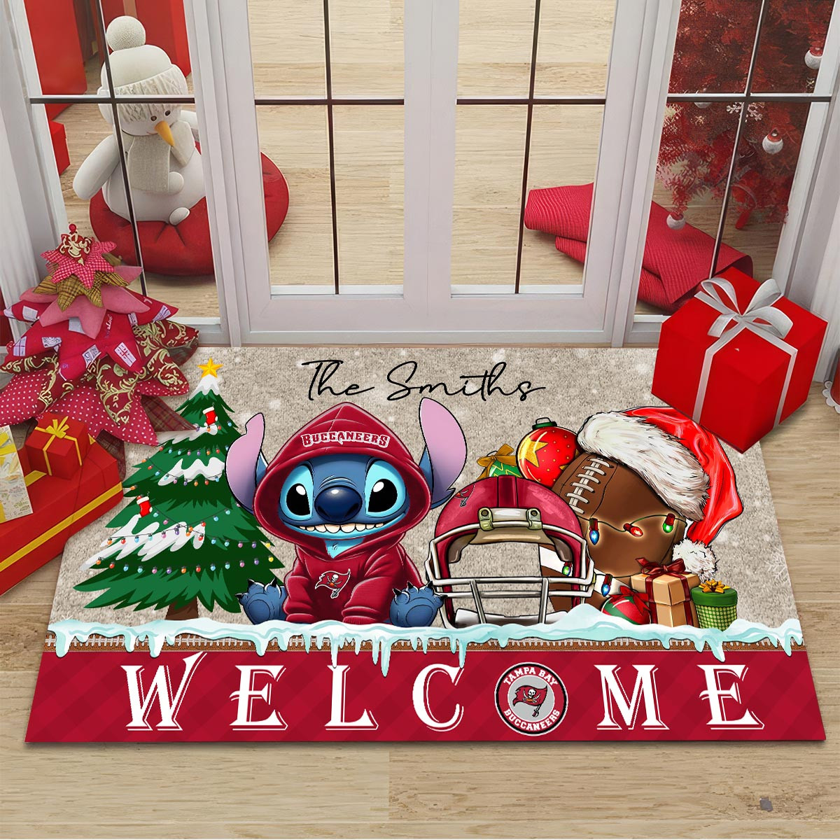 Tampa Bay Buccaneers Fall Football Doormat