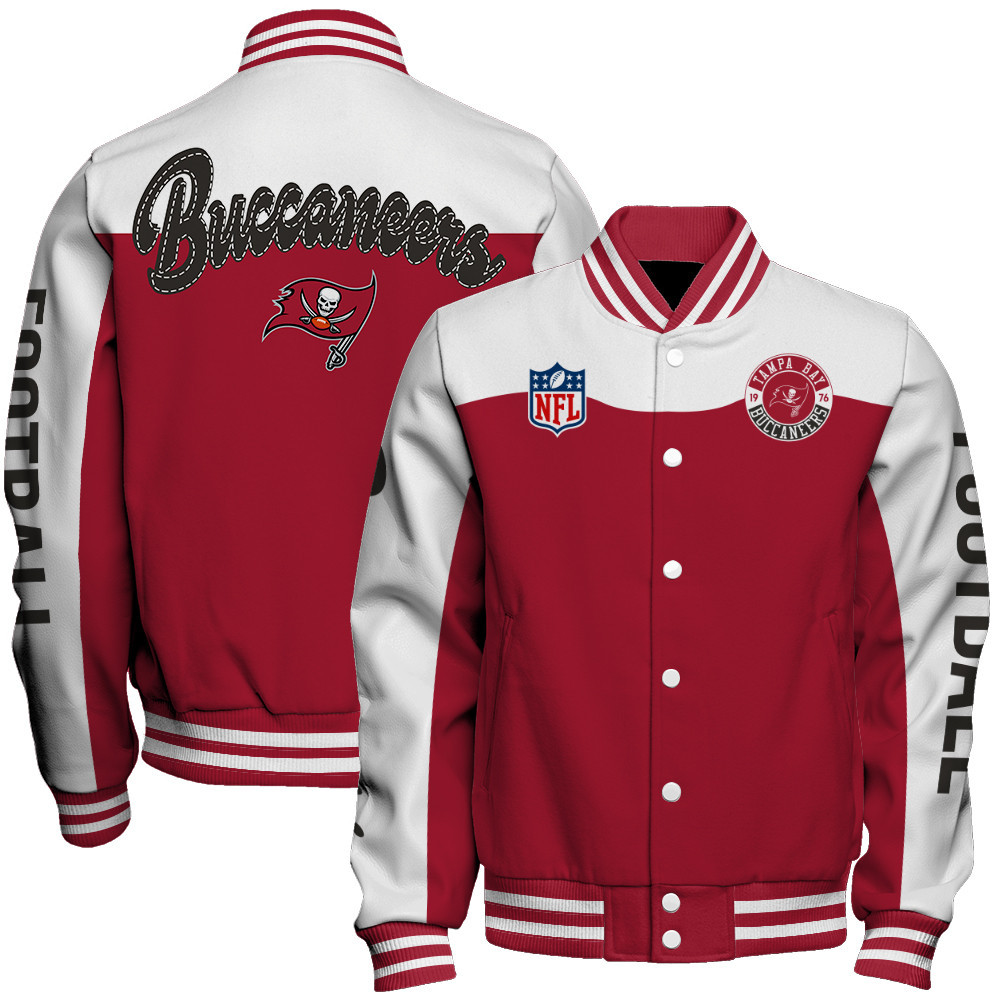 Tampa Bay Buccaneers National Football League Make Your Mark Unisex Varsity Jacket