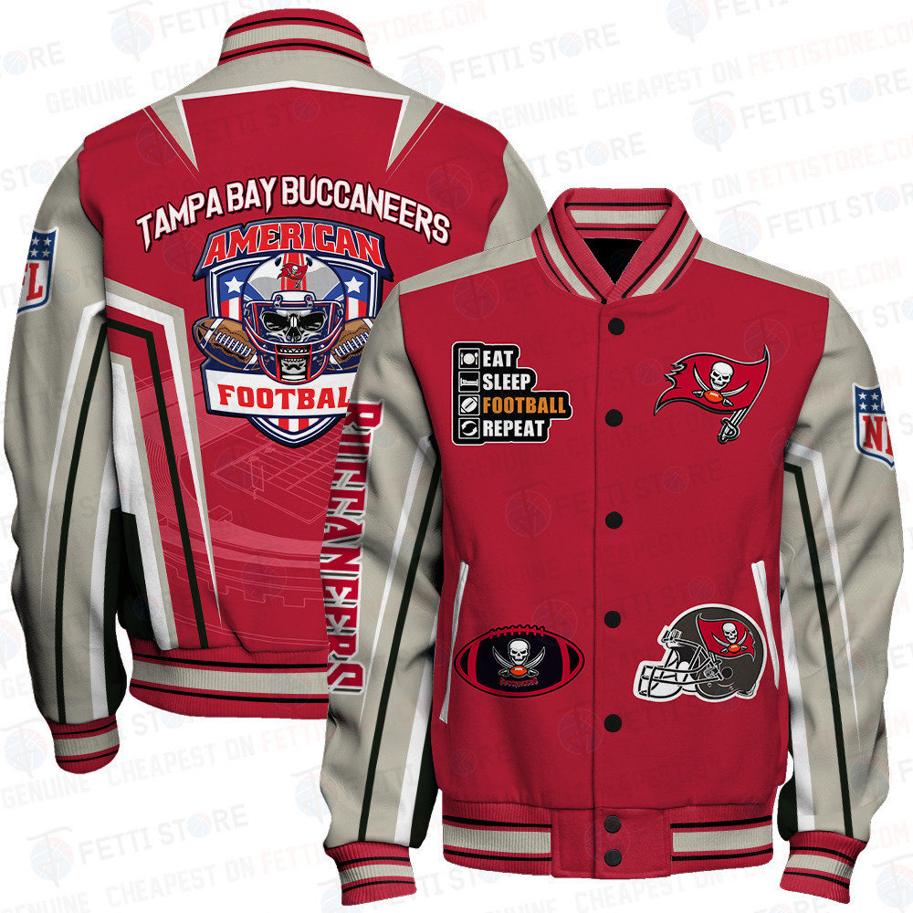 Tampa Bay Buccaneers National Football League Varsity Jacket STM V5
