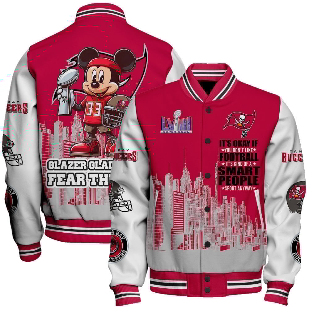 Tampa Bay Buccaneers National Football League Varsity Jacket STM V6