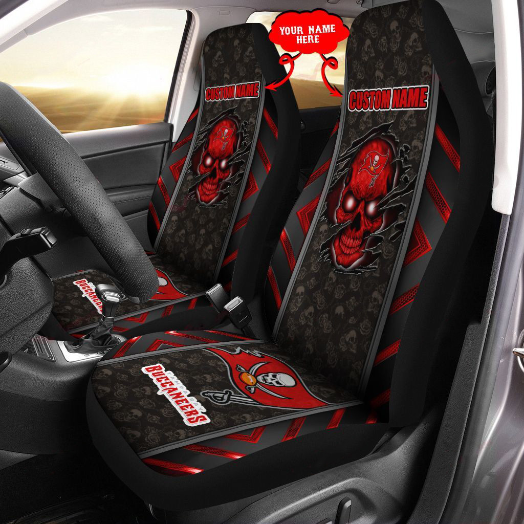 Tampa Bay Buccaneers Personalized Car Seat Covers BGCSC629