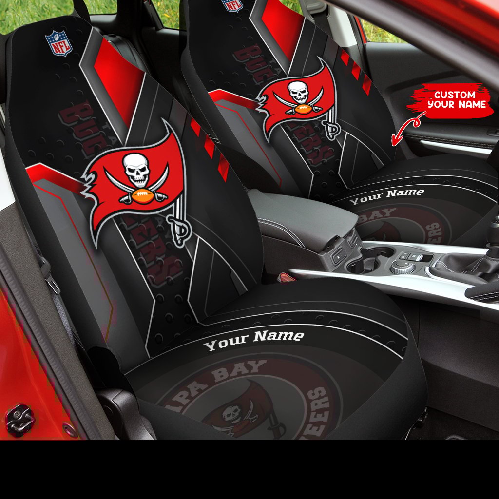 Tampa Bay Buccaneers Personalized Car Seat Covers BGCSC663