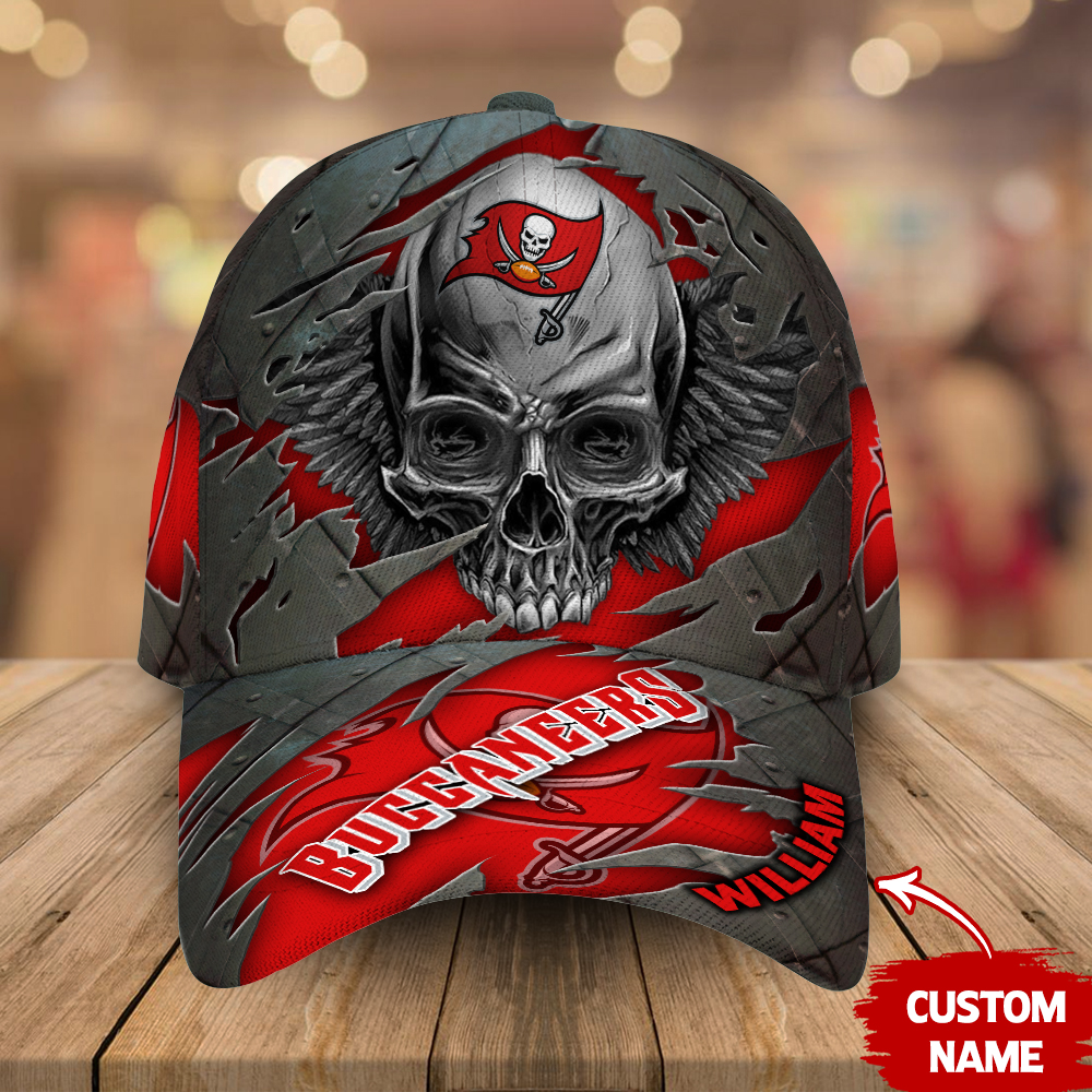 Tampa Bay Buccaneers-Personalized Skull Cap V3