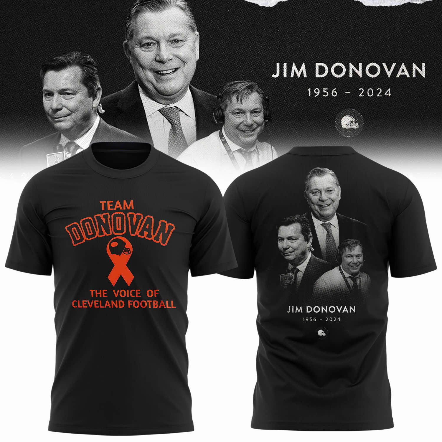Team Donovan La voix de Cleveland Maillot de football V4