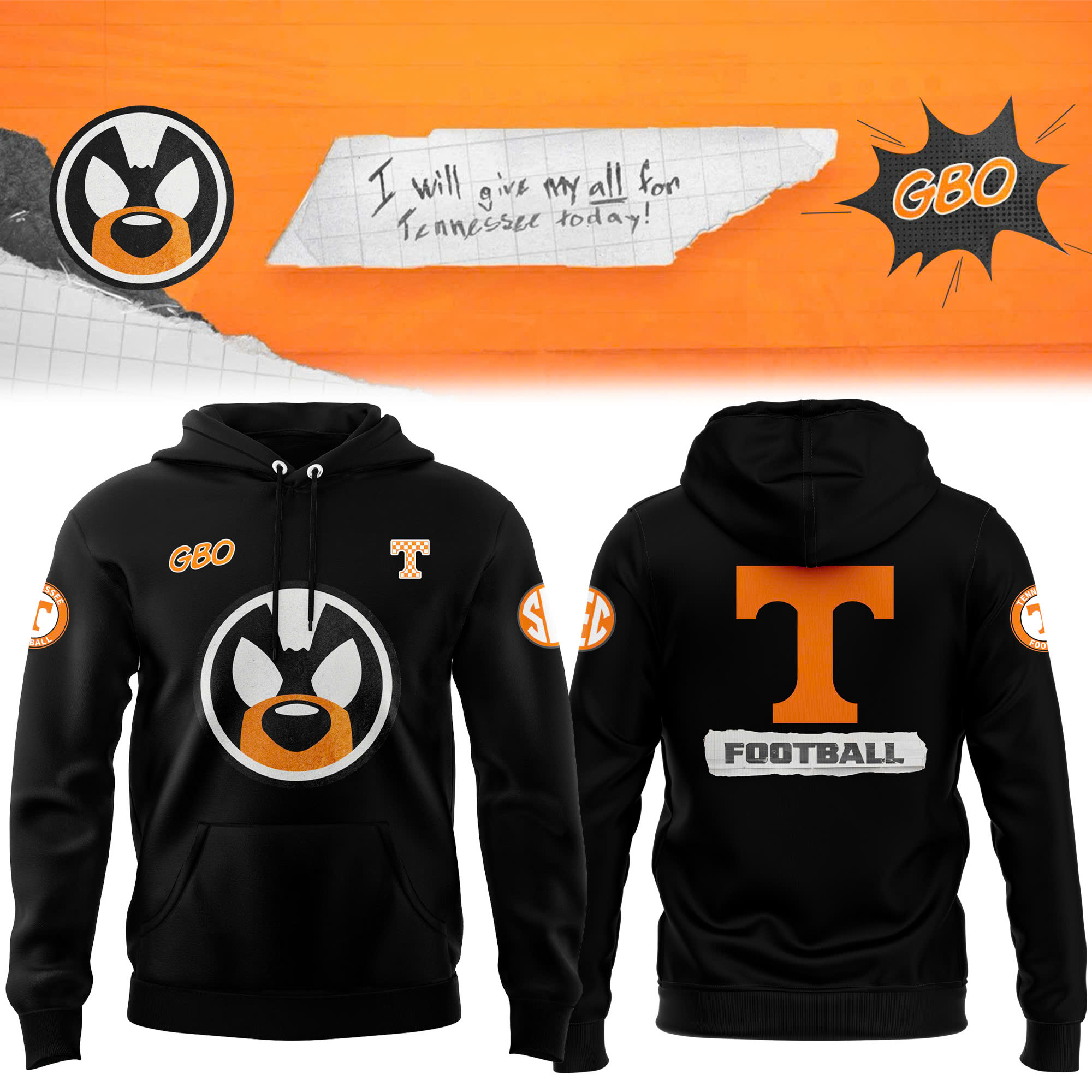 Tennessee Football Personalized Max Soul Shoes
