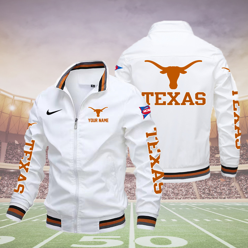 Texas Longhorns Fall Football Custom Doormat - Custom Text