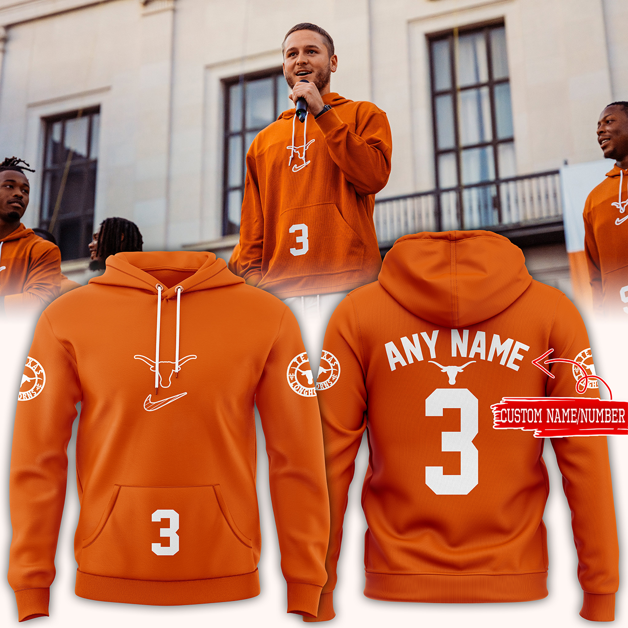 Texas Longhorns football Native American Heritage Month Premium Pullover Hoodie