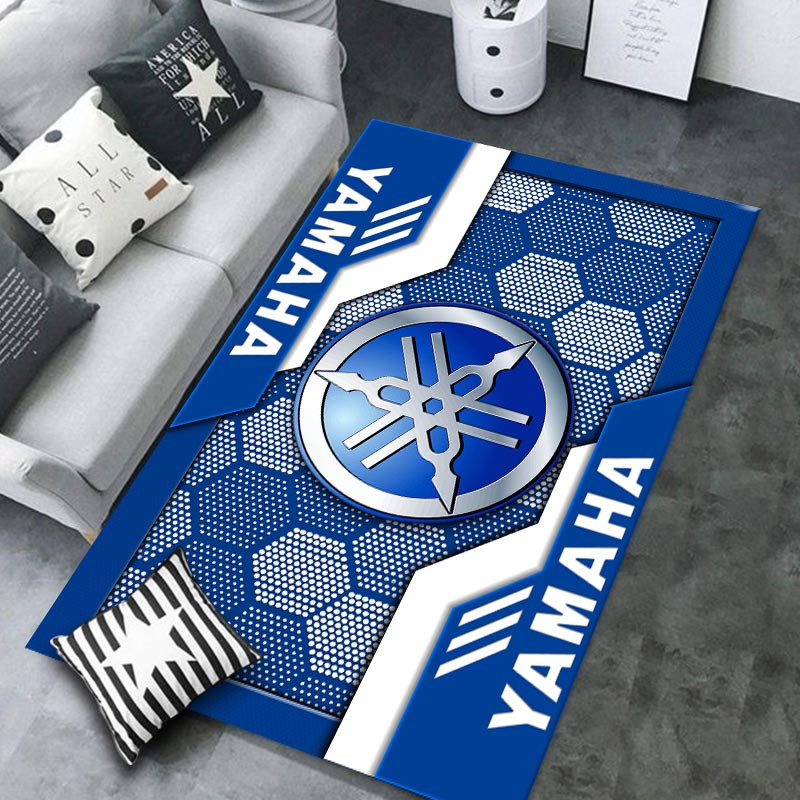 Tapis bleu Yamaha 3491 multicolore